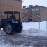 С раннего утра в Агрызе ведется снегоборьба - Агрызский район