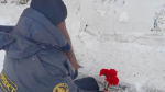 В Агрызе активисты «Форпоста» почтили память героев на Братской могиле