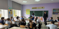 В Агрызе школьникам напомнили о правилах безопасности на дороге - Агрызские вести